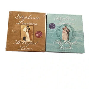 The Perfect Lover and The Ideal Bride Stephanie Laurens audio books, nwt